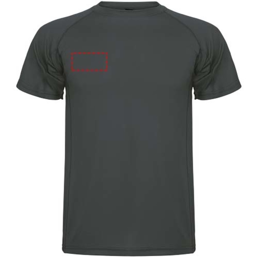Montecarlo Sport T-Shirt Für Kinder , dark lead, Piqué Strick 100% Polyester, 150 g/m2, 12, , Bild 6