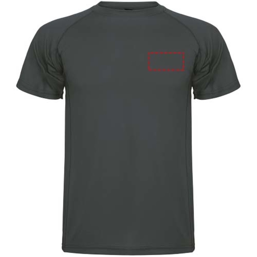 Montecarlo Sport T-Shirt Für Kinder , dark lead, Piqué Strick 100% Polyester, 150 g/m2, 12, , Bild 18