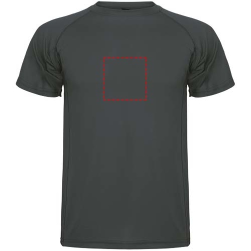 Montecarlo Sport T-Shirt Für Kinder , dark lead, Piqué Strick 100% Polyester, 150 g/m2, 12, , Bild 7