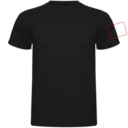 Montecarlo Sport T-Shirt Für Kinder , schwarz, Piqué Strick 100% Polyester, 150 g/m2, 12, , Bild 13