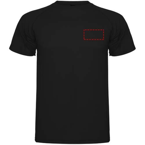 Montecarlo Sport T-Shirt Für Kinder , schwarz, Piqué Strick 100% Polyester, 150 g/m2, 12, , Bild 17