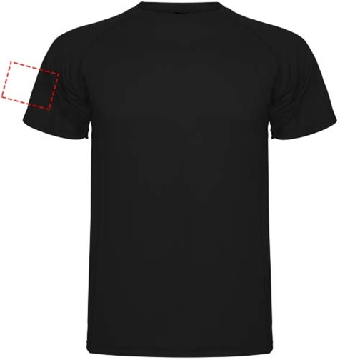 Montecarlo Sport T-Shirt Für Kinder , schwarz, Piqué Strick 100% Polyester, 150 g/m2, 12, , Bild 7