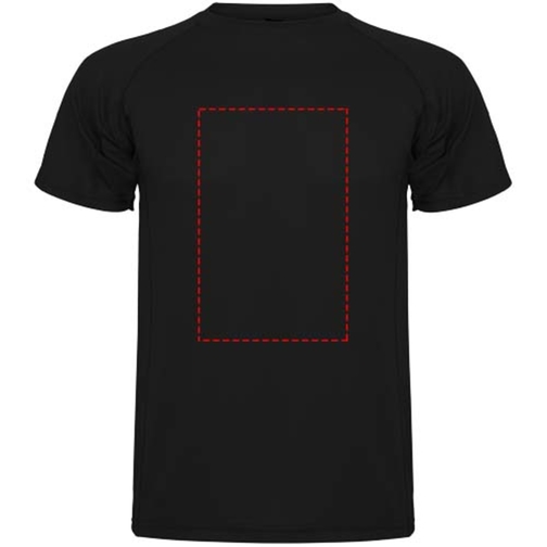 Montecarlo Sport T-Shirt Für Kinder , schwarz, Piqué Strick 100% Polyester, 150 g/m2, 12, , Bild 5