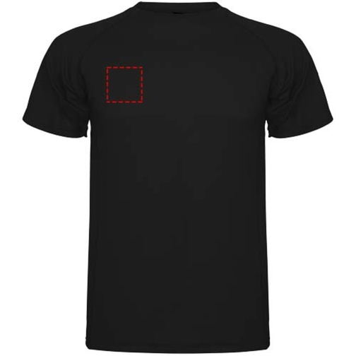 Montecarlo Sport T-Shirt Für Kinder , schwarz, Piqué Strick 100% Polyester, 150 g/m2, 12, , Bild 9