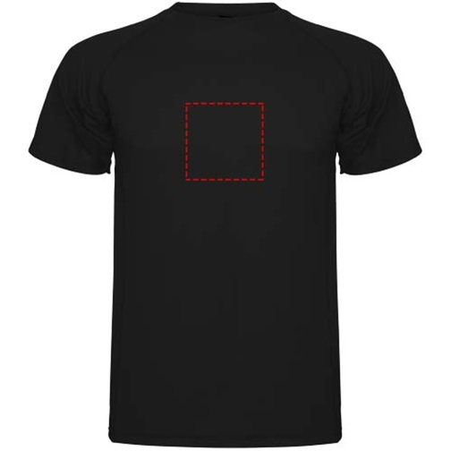 Montecarlo Sport T-Shirt Für Kinder , schwarz, Piqué Strick 100% Polyester, 150 g/m2, 12, , Bild 20
