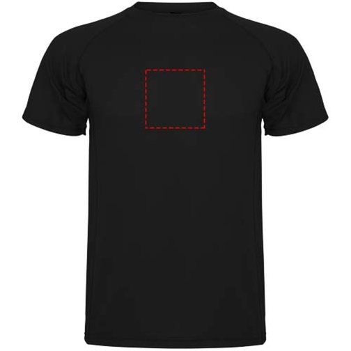 Montecarlo Sport T-Shirt Für Kinder , schwarz, Piqué Strick 100% Polyester, 150 g/m2, 12, , Bild 10