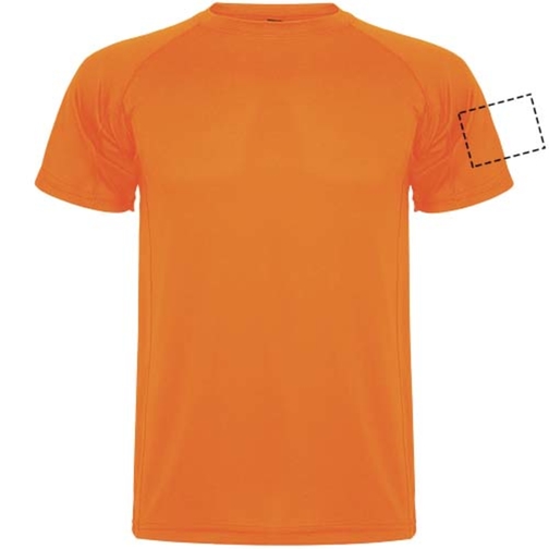 Montecarlo Sport T-Shirt Für Kinder , fluor orange, Piqué Strick 100% Polyester, 150 g/m2, 12, , Bild 18