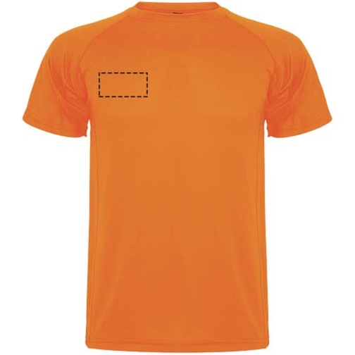 Montecarlo Sport T-Shirt Für Kinder , fluor orange, Piqué Strick 100% Polyester, 150 g/m2, 12, , Bild 24