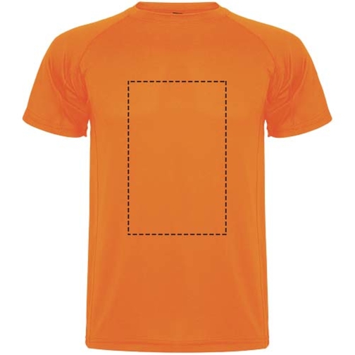 Montecarlo Sport T-Shirt Für Kinder , fluor orange, Piqué Strick 100% Polyester, 150 g/m2, 12, , Bild 19
