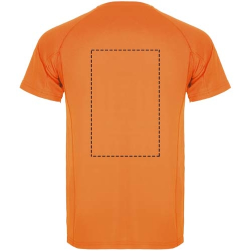 Montecarlo Sport T-Shirt Für Kinder , fluor orange, Piqué Strick 100% Polyester, 150 g/m2, 12, , Bild 10