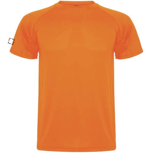 Montecarlo Sport T-Shirt Für Kinder , fluor orange, Piqué Strick 100% Polyester, 150 g/m2, 12, , Bild 16