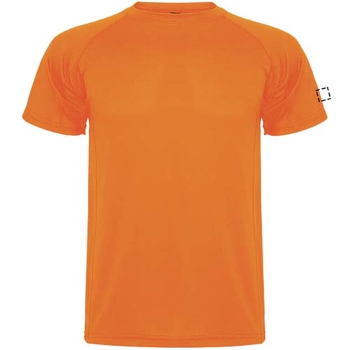 Montecarlo Sport T-Shirt Für Kinder , fluor orange, Piqué Strick 100% Polyester, 150 g/m2, 12, , Bild 17