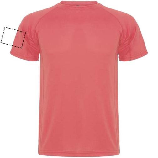Montecarlo Sport T-Shirt Für Kinder , fluor coral, Piqué Strick 100% Polyester, 150 g/m2, 12, , Bild 12
