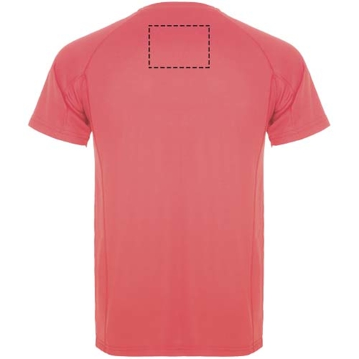 Montecarlo Sport T-Shirt Für Kinder , fluor coral, Piqué Strick 100% Polyester, 150 g/m2, 12, , Bild 9