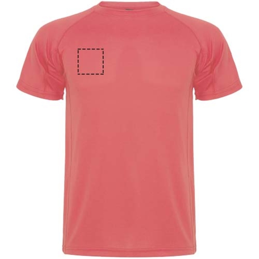 Montecarlo Sport T-Shirt Für Kinder , fluor coral, Piqué Strick 100% Polyester, 150 g/m2, 12, , Bild 23