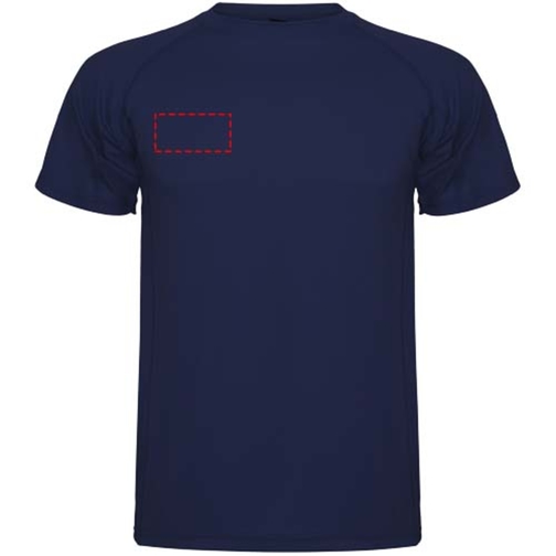 Montecarlo kortärmad sport-T-shirt för barn, Bild 4