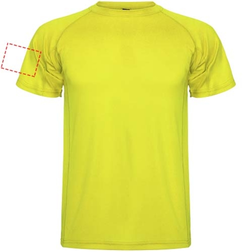 Montecarlo Sport T-Shirt Für Kinder , fluor yellow, Piqué Strick 100% Polyester, 150 g/m2, 12, , Bild 8