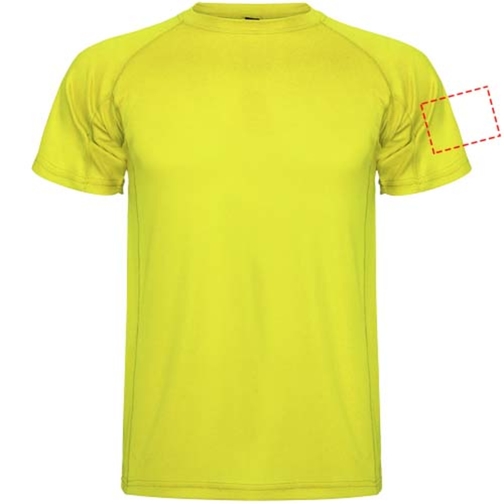 Montecarlo Sport T-Shirt Für Kinder , fluor yellow, Piqué Strick 100% Polyester, 150 g/m2, 12, , Bild 23