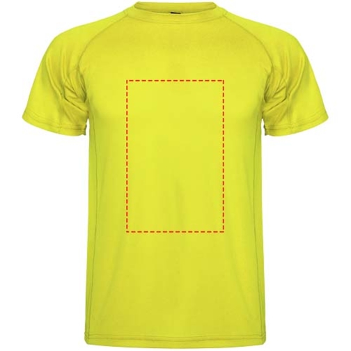 Montecarlo Sport T-Shirt Für Kinder , fluor yellow, Piqué Strick 100% Polyester, 150 g/m2, 12, , Bild 24
