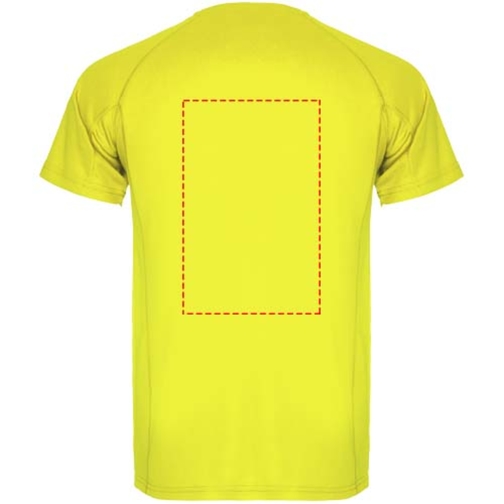 Montecarlo Sport T-Shirt Für Kinder , fluor yellow, Piqué Strick 100% Polyester, 150 g/m2, 12, , Bild 9