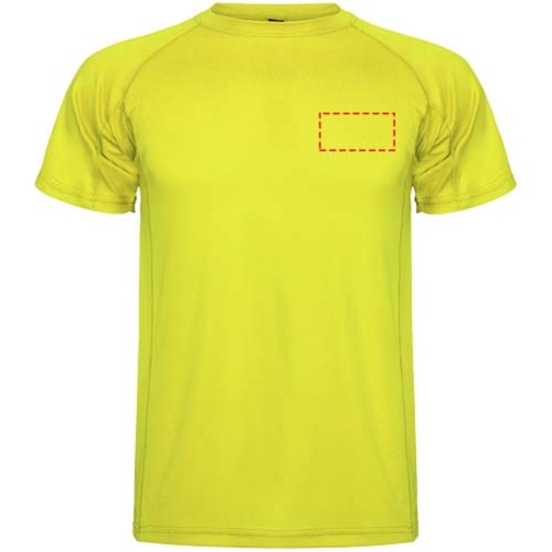 Montecarlo Sport T-Shirt Für Kinder , fluor yellow, Piqué Strick 100% Polyester, 150 g/m2, 12, , Bild 13