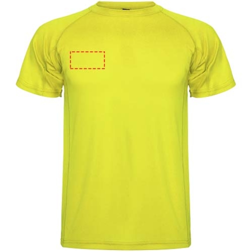 Montecarlo Sport T-Shirt Für Kinder , fluor yellow, Piqué Strick 100% Polyester, 150 g/m2, 12, , Bild 14