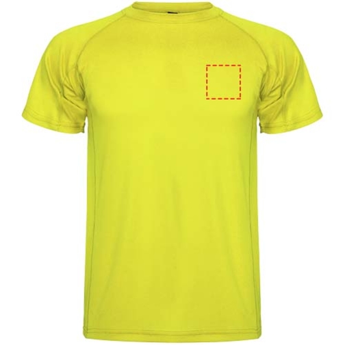 Montecarlo Sport T-Shirt Für Kinder , fluor yellow, Piqué Strick 100% Polyester, 150 g/m2, 12, , Bild 18