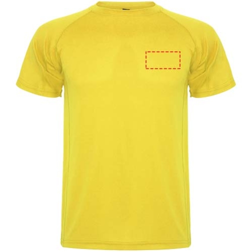 Montecarlo Sport T-Shirt Für Kinder , gelb, Piqué Strick 100% Polyester, 150 g/m2, 12, , Bild 23