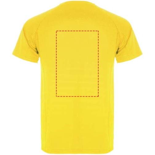 Montecarlo Sport T-Shirt Für Kinder , gelb, Piqué Strick 100% Polyester, 150 g/m2, 12, , Bild 5