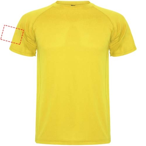 Montecarlo Sport T-Shirt Für Kinder , gelb, Piqué Strick 100% Polyester, 150 g/m2, 12, , Bild 13