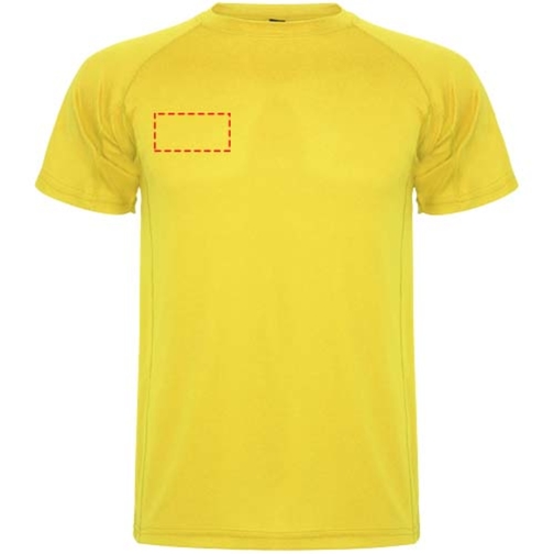 Montecarlo Sport T-Shirt Für Kinder , gelb, Piqué Strick 100% Polyester, 150 g/m2, 12, , Bild 10