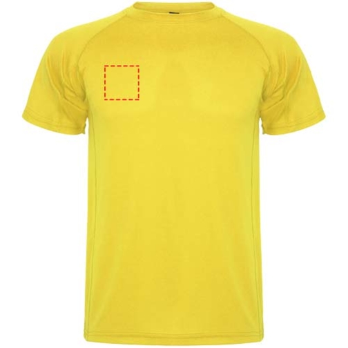 Montecarlo Sport T-Shirt Für Kinder , gelb, Piqué Strick 100% Polyester, 150 g/m2, 12, , Bild 15