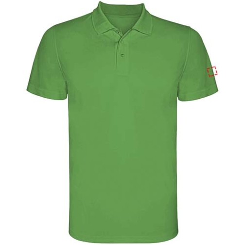 Monzha Sport Poloshirt Für Kinder , green fern, Piqué Strick 100% Polyester, 150 g/m2, 12, , Bild 8