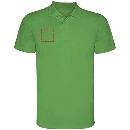 Monzha Sport Poloshirt Für Kinder , green fern, Piqué Strick 100% Polyester, 150 g/m2, 12, , Bild 7