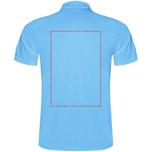 Monzha Sport Poloshirt Für Kinder , türkis, Piqué Strick 100% Polyester, 150 g/m2, 12, , Bild 10