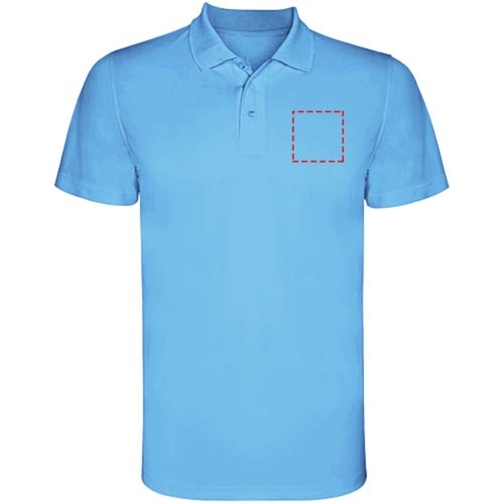 Monzha Sport Poloshirt Für Kinder , türkis, Piqué Strick 100% Polyester, 150 g/m2, 8, , Bild 10