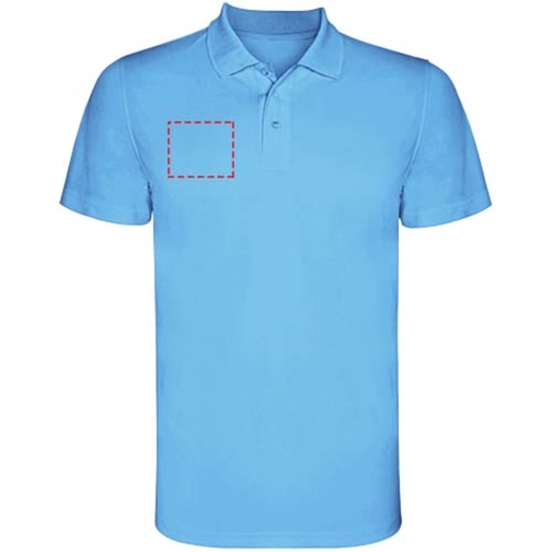 Monzha Sport Poloshirt Für Kinder , türkis, Piqué Strick 100% Polyester, 150 g/m2, 8, , Bild 13