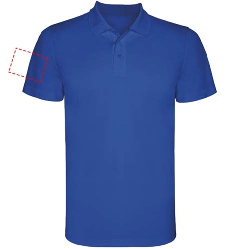 Monzha Sport Poloshirt Für Kinder , royal, Piqué Strick 100% Polyester, 150 g/m2, 12, , Bild 12