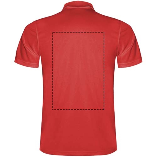 Monzha Sport Poloshirt Für Kinder , rot, Piqué Strick 100% Polyester, 150 g/m2, 12, , Bild 11