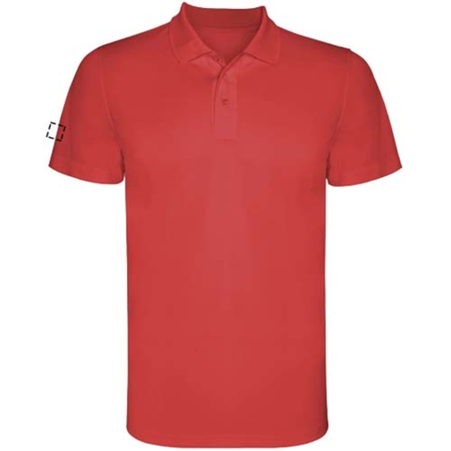 Monzha Sport Poloshirt Für Kinder , rot, Piqué Strick 100% Polyester, 150 g/m2, 12, , Bild 24