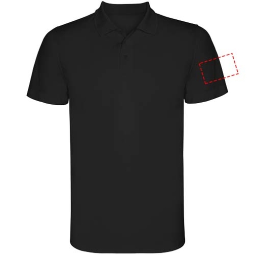Monzha Sport Poloshirt Für Kinder , schwarz, Piqué Strick 100% Polyester, 150 g/m2, 12, , Bild 12