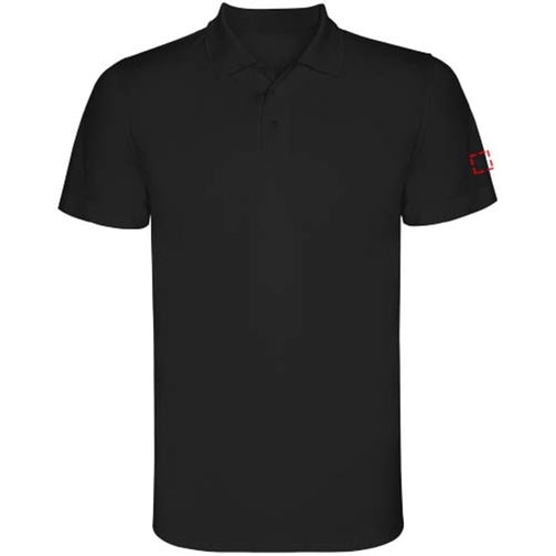 Monzha Sport Poloshirt Für Kinder , schwarz, Piqué Strick 100% Polyester, 150 g/m2, 12, , Bild 11