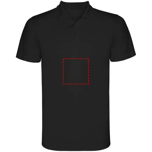 Monzha Sport Poloshirt Für Kinder , schwarz, Piqué Strick 100% Polyester, 150 g/m2, 12, , Bild 21