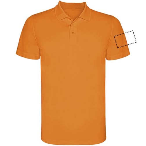 Monzha Sport Poloshirt Für Kinder , fluor orange, Piqué Strick 100% Polyester, 150 g/m2, 12, , Bild 24
