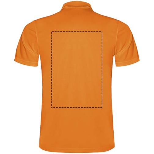 Monzha Sport Poloshirt Für Kinder , fluor orange, Piqué Strick 100% Polyester, 150 g/m2, 12, , Bild 15