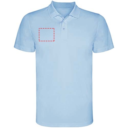 Monzha Sport Poloshirt Für Kinder , himmelblau, Piqué Strick 100% Polyester, 150 g/m2, 12, , Bild 23