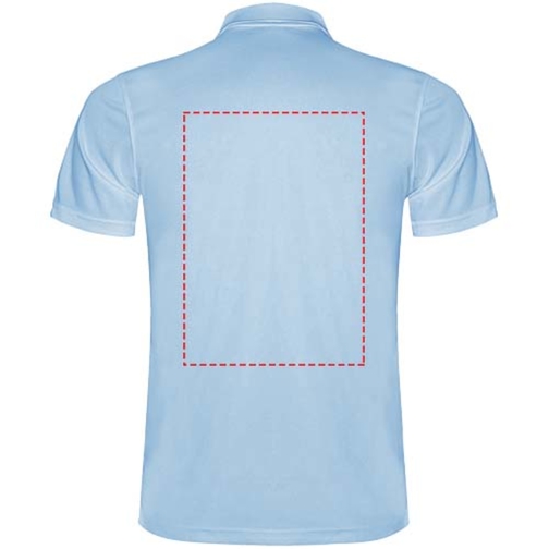 Monzha Sport Poloshirt Für Kinder , himmelblau, Piqué Strick 100% Polyester, 150 g/m2, 12, , Bild 8