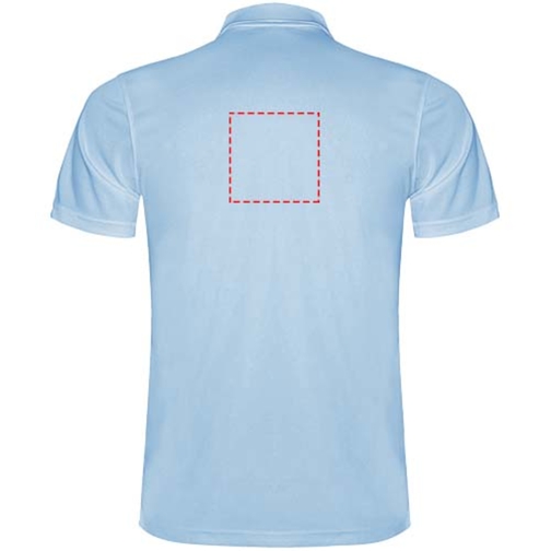 Monzha Sport Poloshirt Für Kinder , himmelblau, Piqué Strick 100% Polyester, 150 g/m2, 12, , Bild 6