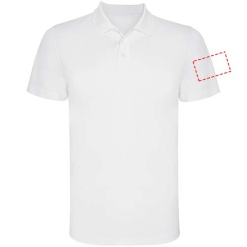 Monzha Sport Poloshirt Für Kinder , weiß, Piqué Strick 100% Polyester, 150 g/m2, 12, , Bild 19