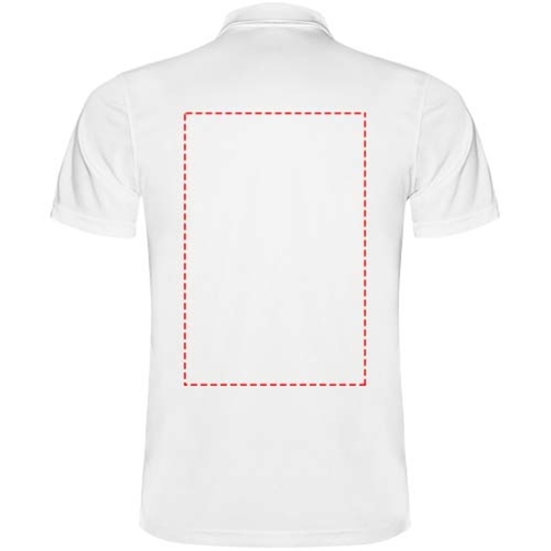 Monzha Sport Poloshirt Für Kinder , weiß, Piqué Strick 100% Polyester, 150 g/m2, 12, , Bild 10